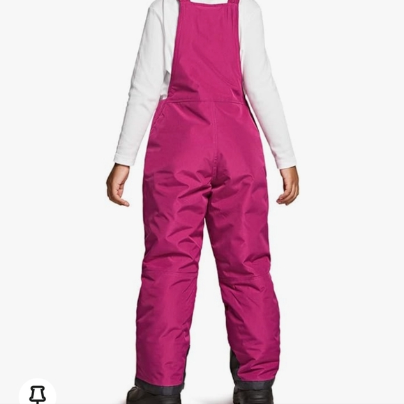 TSLA Toddler Girl Winter Snow Bib Waterproof Overalls, Ripstop Ski Pants 2T - Picture 2 of 10